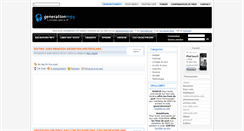 Desktop Screenshot of popnext.generationmp3.com